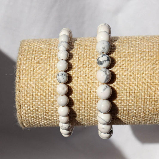 Bracelet en Howlite-1